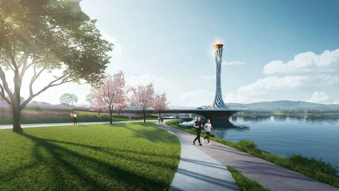 东安湖体育公园火炬塔预计10月完工