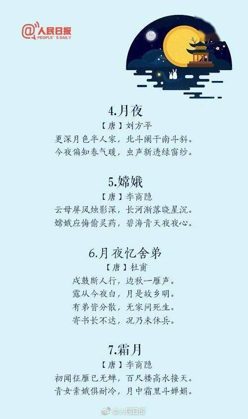 中秋海上生明月天涯共此时30首关于月亮的诗句