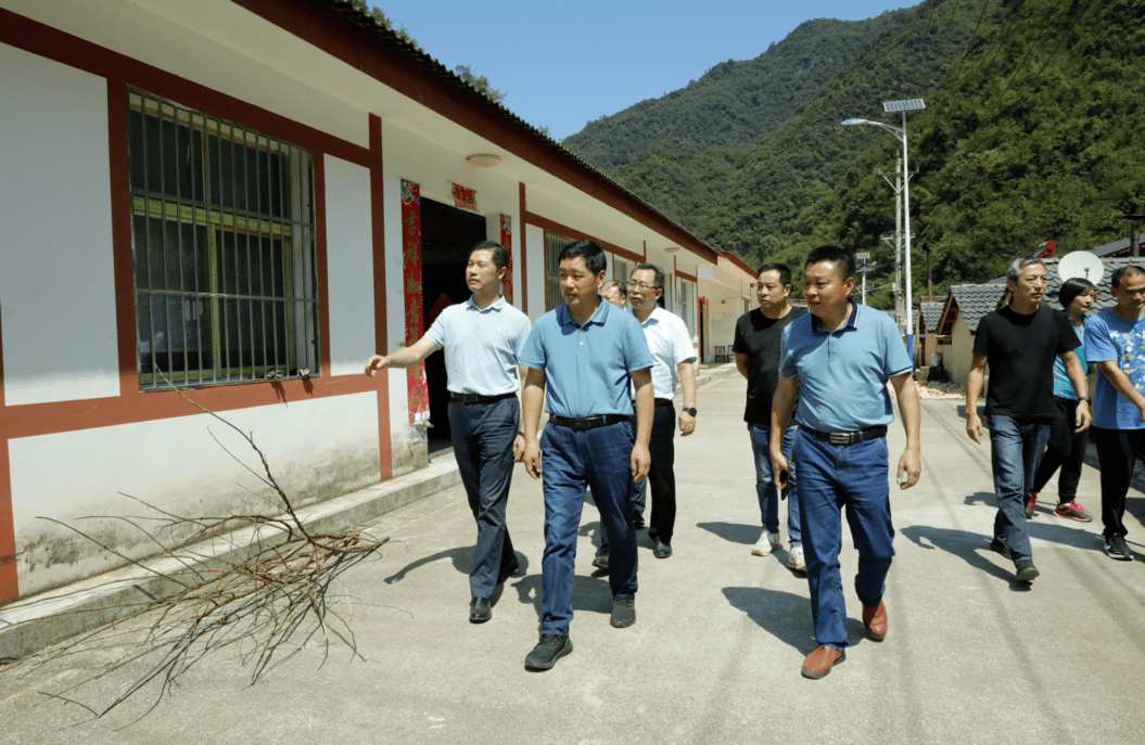 刘作友走访调研寺坪镇樟木沟村乡村振兴工作