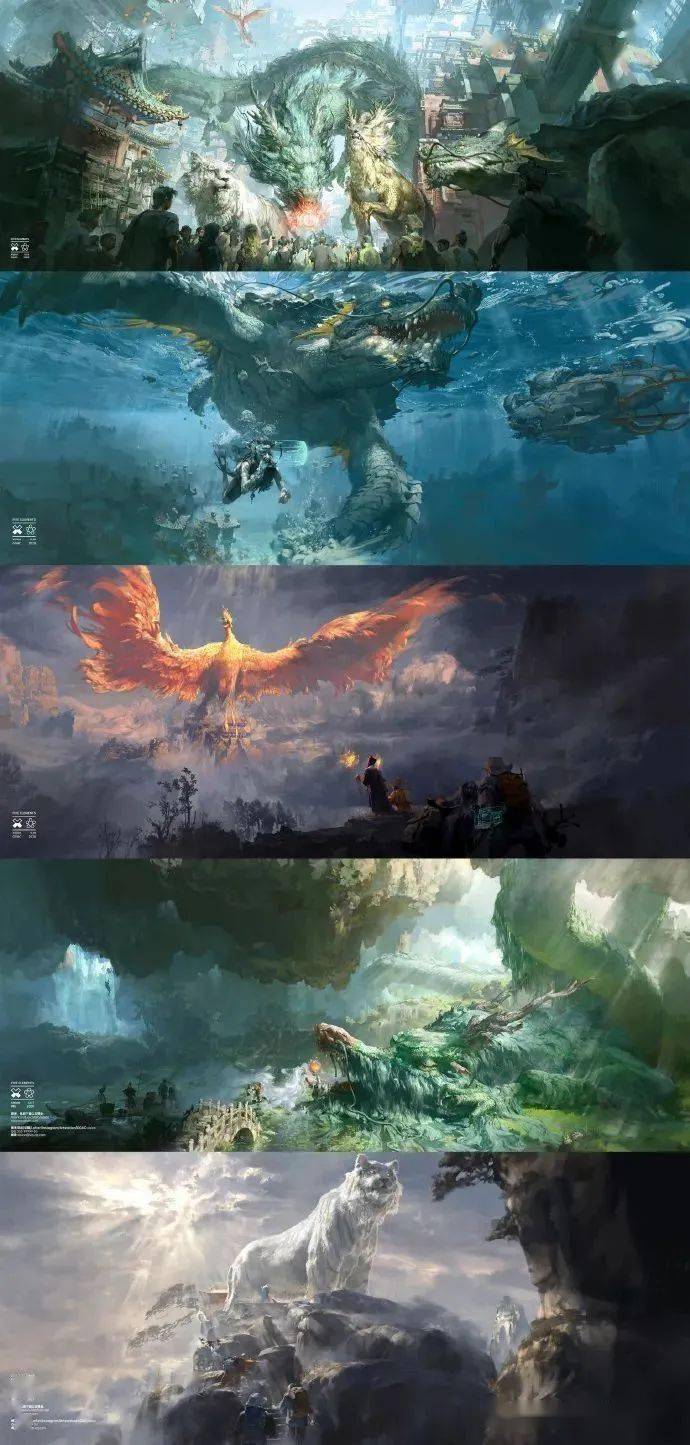 图片来源:@梨视频 于是,在吴俊达的笔下 华夏传统文化,神话传说 与