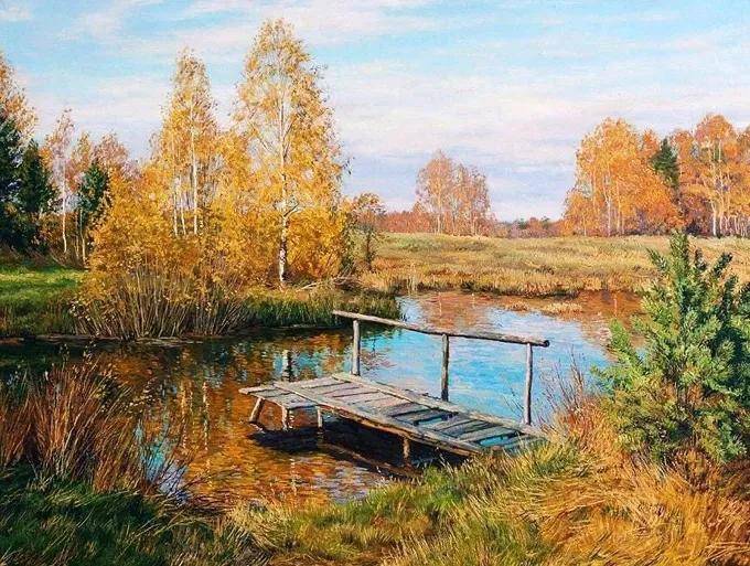 俄罗斯小希施金风景油画真的很美