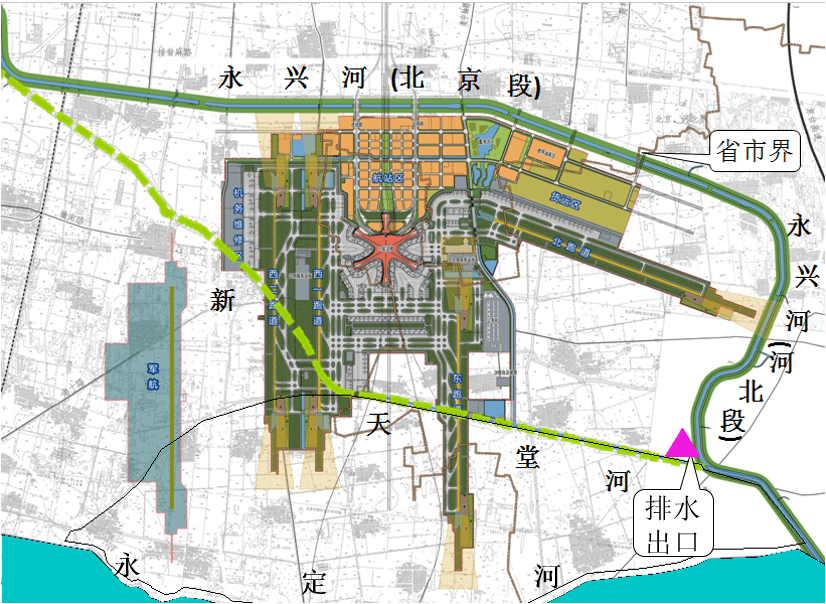 业界北京大兴国际机场四型机场之基于绿色生态理念的雨水调蓄设施设计
