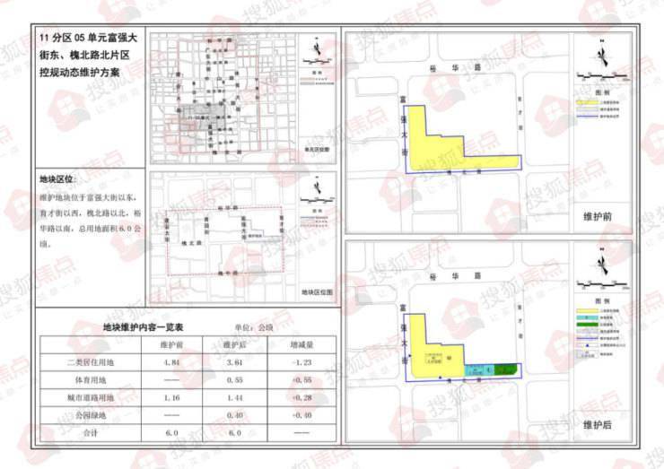 裕华区一环内地块控规方案公示 占地15亩将建住宅,等