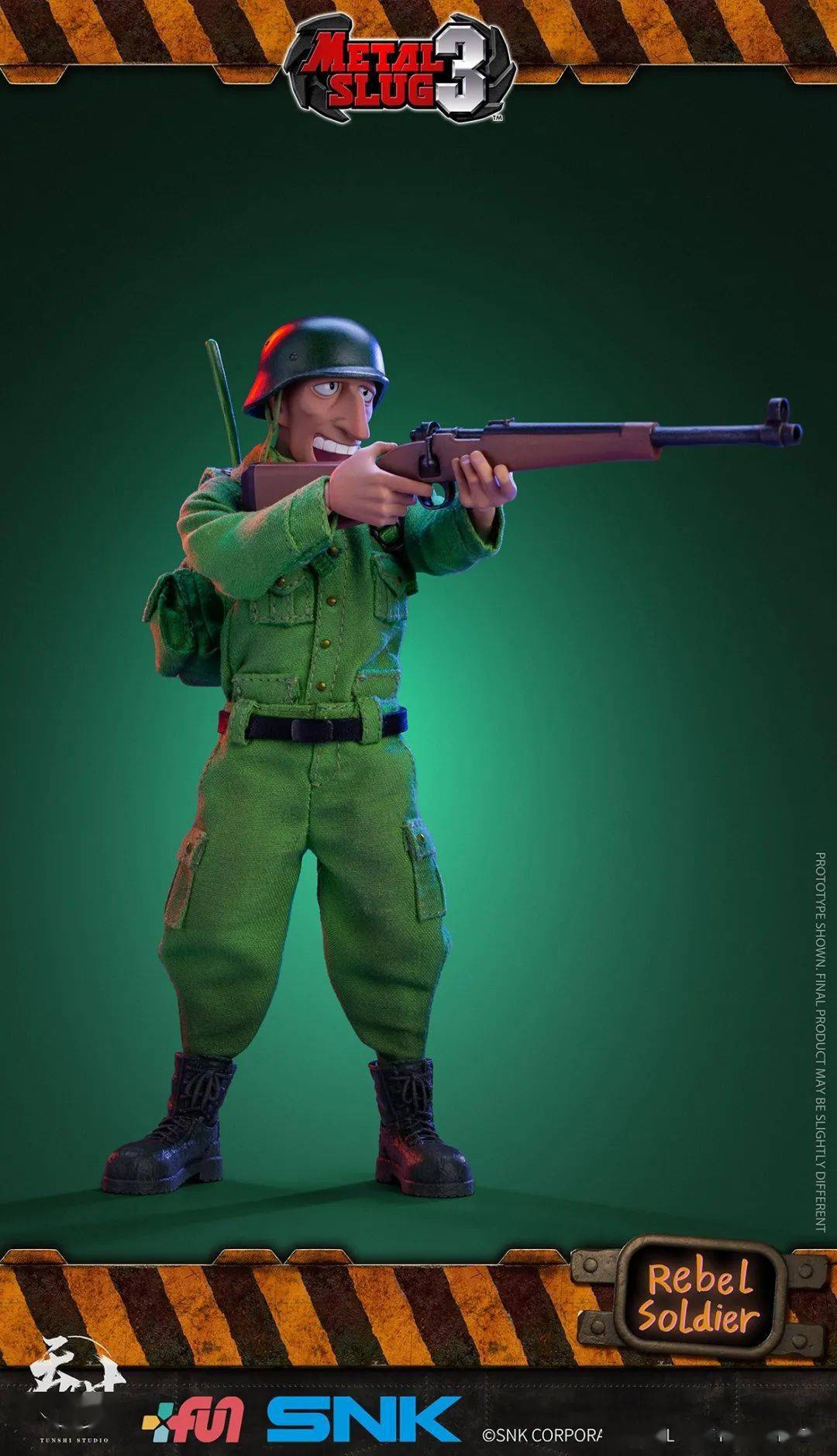 新品预定~ 吞时工作室 1/12 合金弹头3 反抗军士兵