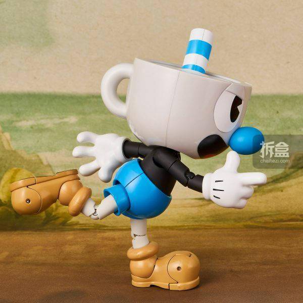 1000toys cuphead 茶杯头 马克杯人 可动人偶手办潮玩