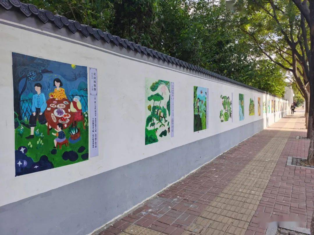 "痛点变亮点 旧貌换新颜" 墙体彩绘扮靓环境 助力文明城市创建