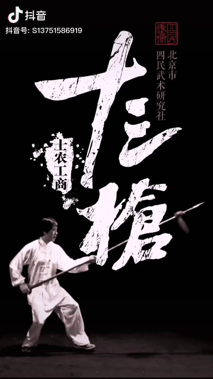 兵器形意十三枪运动非遗文化功夫高手无界传统武术内家拳武术