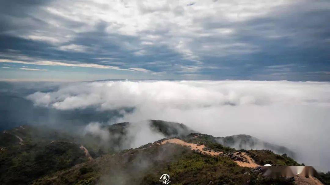 揭阳第一峰揭西李望嶂山看夕阳赏日出观云海