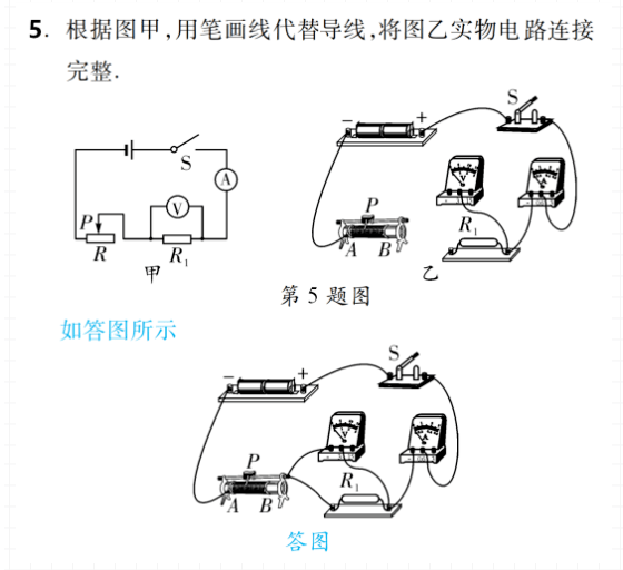 初中物理电路作图题物理电学必备题