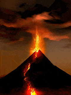 【美图欣赏】火山喷射,太壮观了!从未见过!_照片_闪电