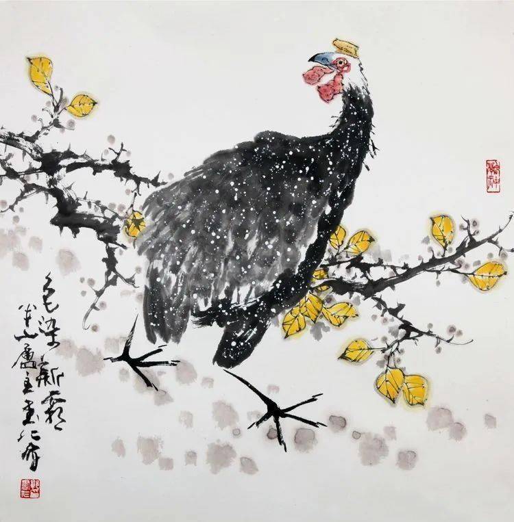 【欣赏】天津花鸟画家郭书仁,精彩!_中国画_美术家