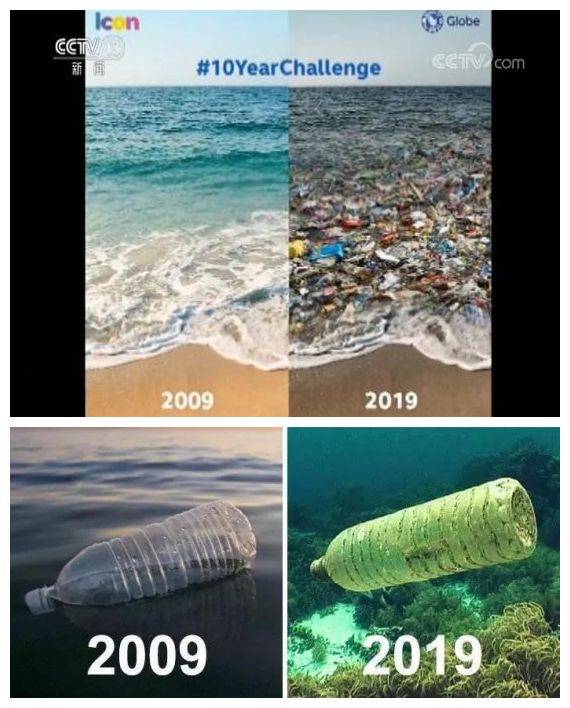 难以分解的 海洋垃圾和塑料污染 却是十年如一日 几乎看不到任何变化