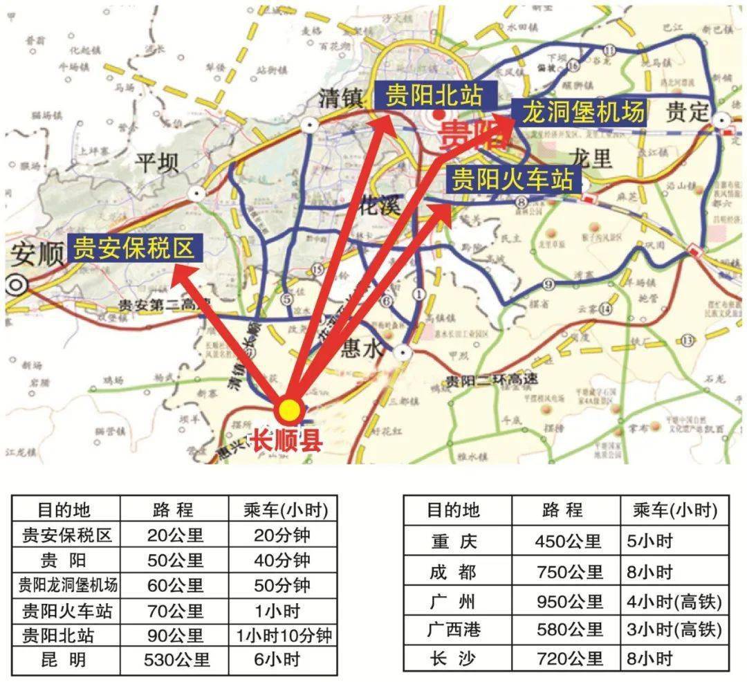 乌当(羊昌)至长顺高速公路,总投资约205亿元,全长约115公里,双向六