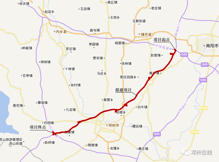 放线动工邓南高速最新进展现场实拍