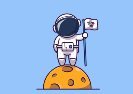 简笔画素材宇宙梦想家宇航员相关