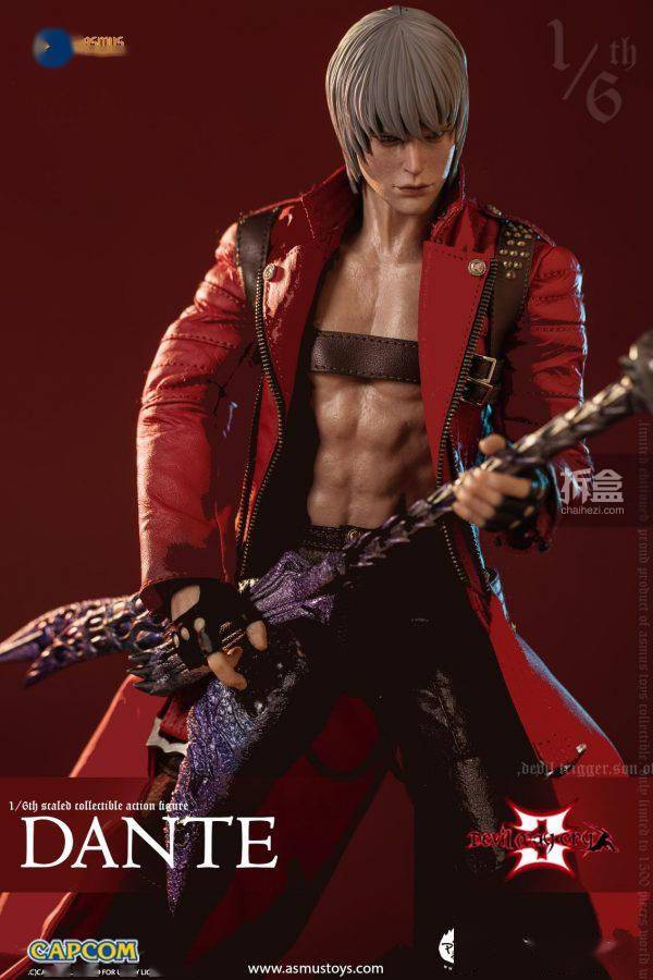 asmus toys 1/6 鬼泣3 dante 但丁 可动人偶12寸_toys_武器_asmus