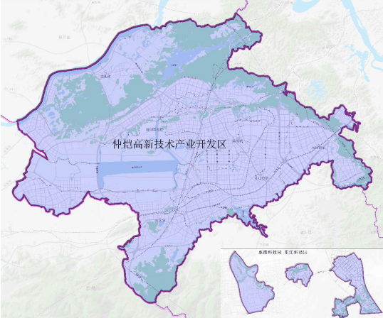 惠州仲恺高新区空间发展格局图重点建设潼湖生态智慧区,广东(仲恺)