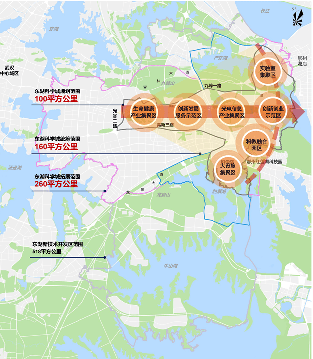 光谷科学岛建设全面启动3个大科学装置列入规划光谷科学岛效果图