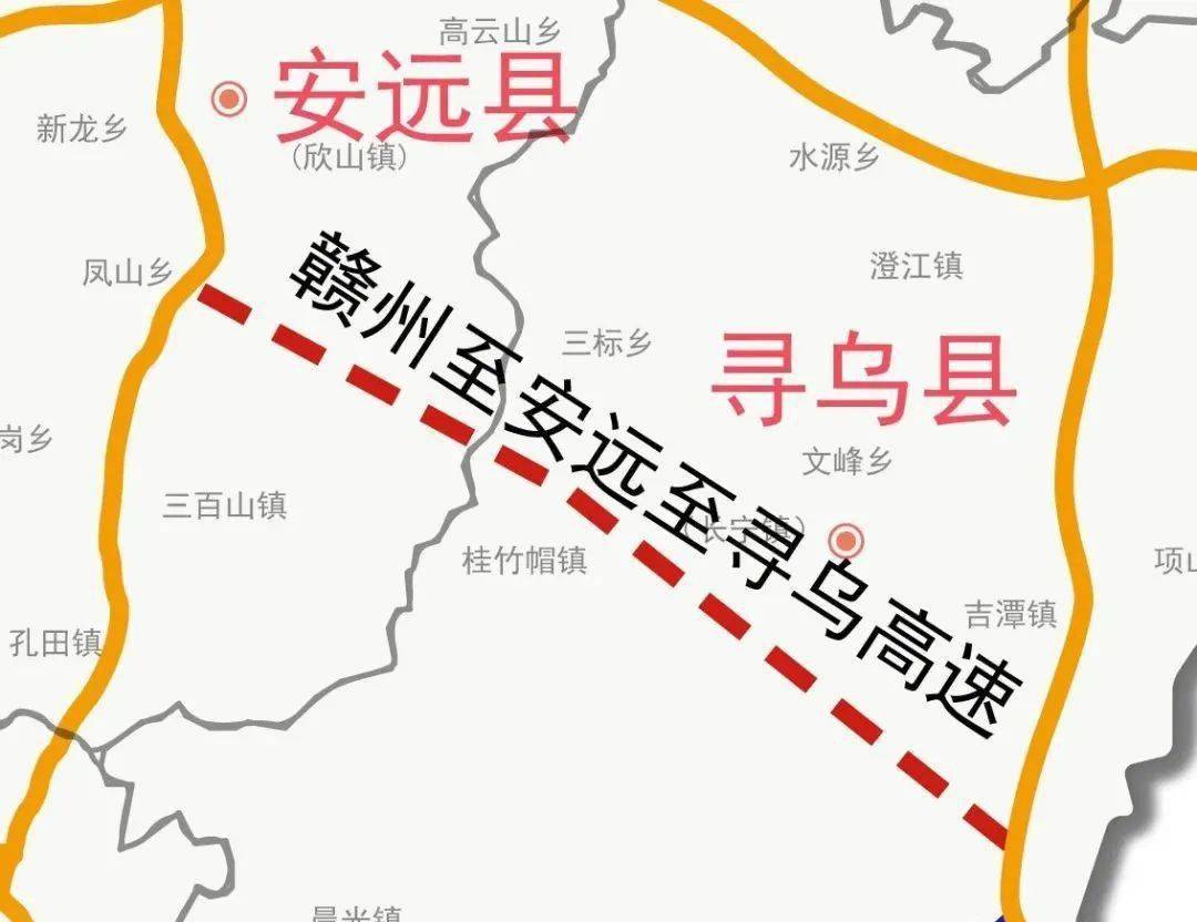 寻全高速西延,龙河联络线,兴国至桂东等多条高速规划路线出炉