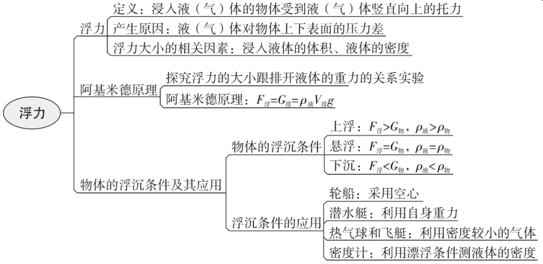 密度透镜及其运用光现象物态变化声现象机械运动初中物理最全思维导图