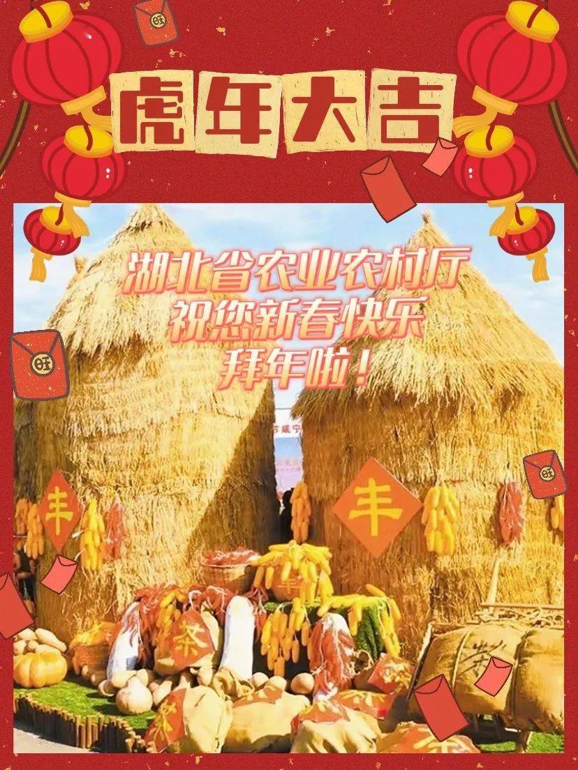 虎年大吉风调雨顺粮满仓五谷丰登六畜旺湖北省农业农村厅祝您