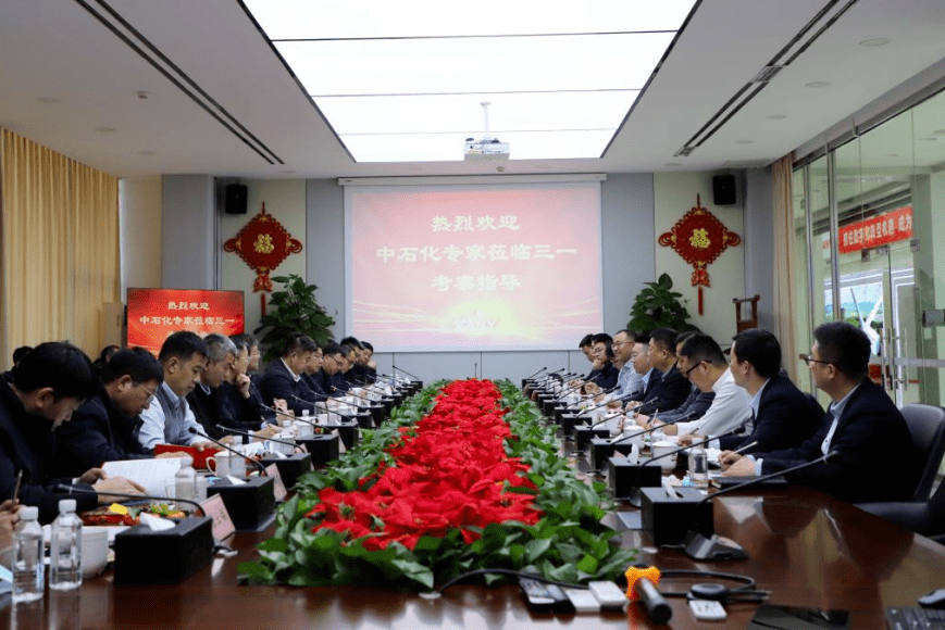 2月21日,中石化天然气分公司总经理,党委副书记董贤勇率专家团调研三
