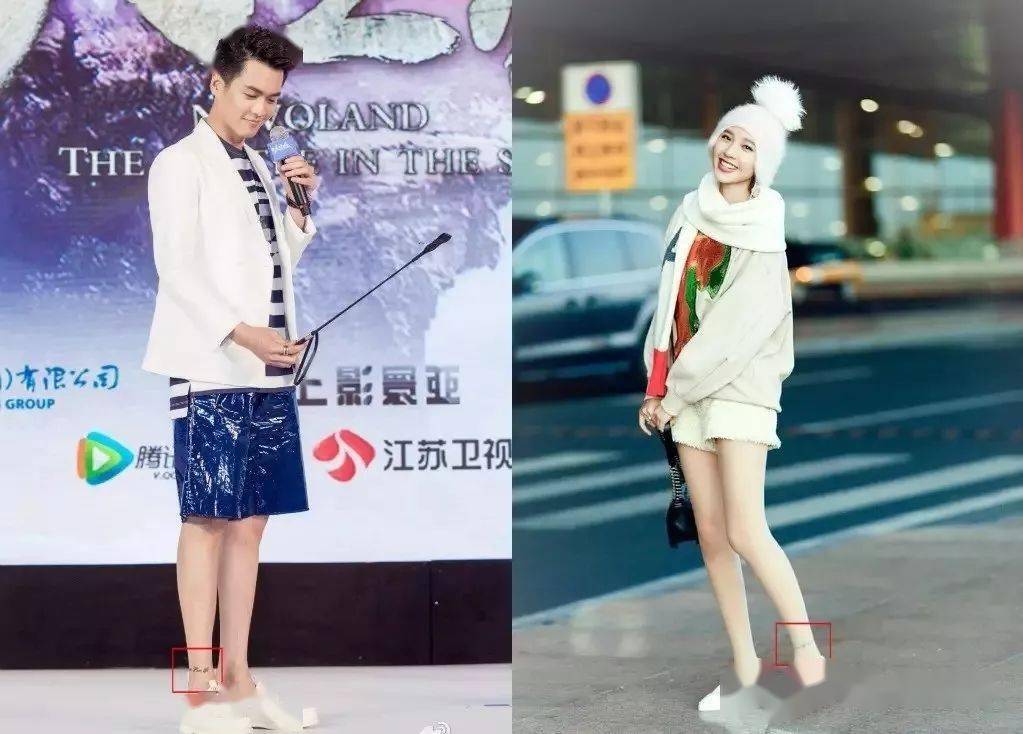 纹身"陆毅属兔,鲍蕾属龙正所谓"金龙盘玉兔"代表着陆毅想要一只守护者