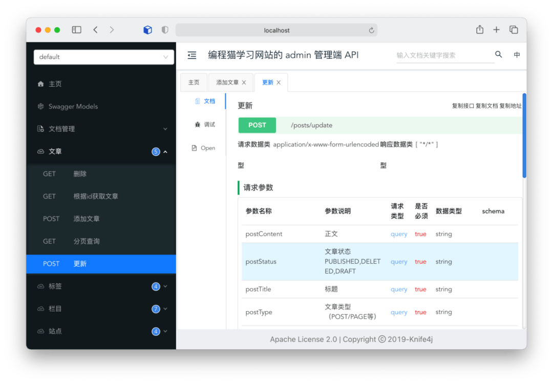 再见丑陋的swaggerui这款api文档生成神器界面更炫酷逼格更高