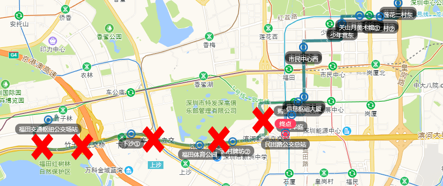 102取消:m417,216,203,m398,高峰专线16号(原高快巴士18号,m559,m500