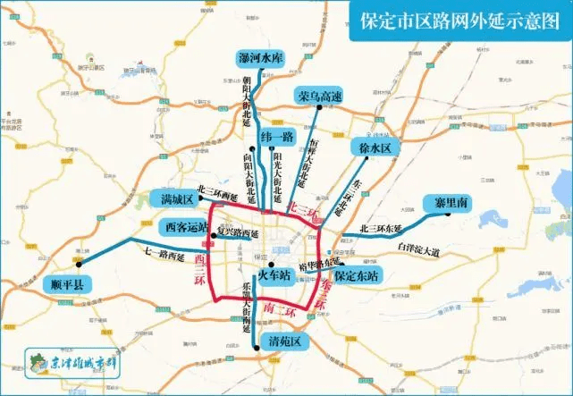 北三环_保定市_新区