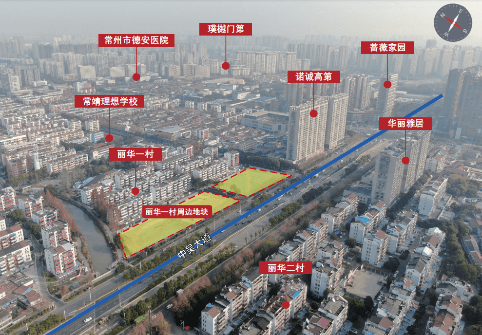 重磅2022常州供地计划出炉67宗重点地块择时出让附部分重点地块航拍图