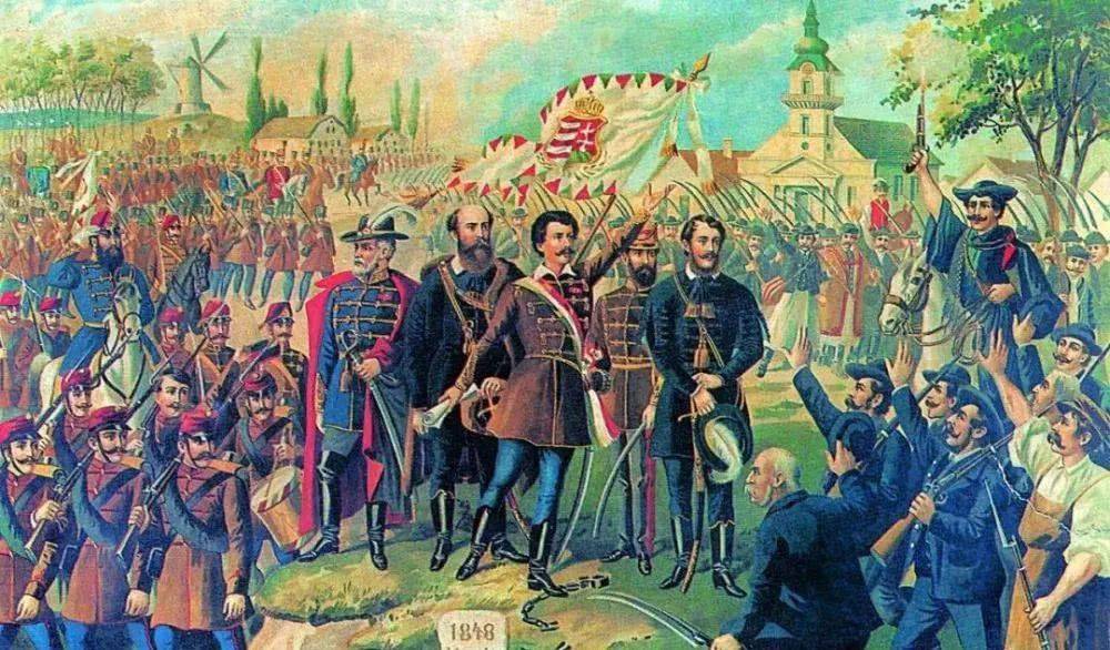在1848年匈牙利革命和1853年克里米亚战争,经过这两次事件的影响,帝国