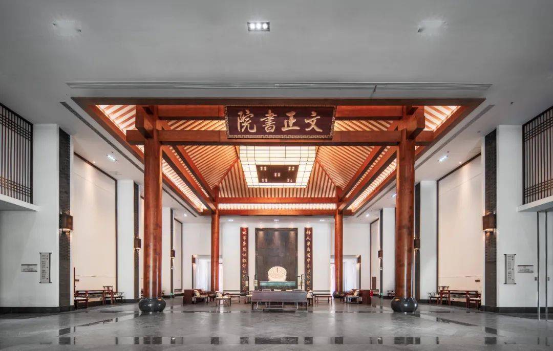 既有古代名人加戳认证,又是"湖南绿色建筑设计竞赛"金奖得主,文正书院