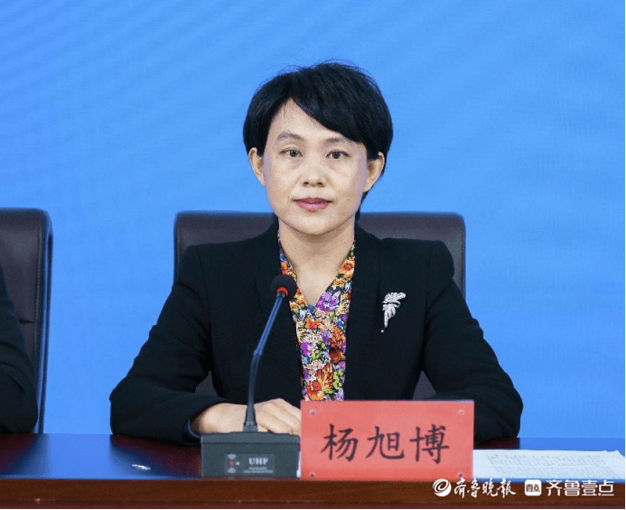 聊城市人民政府新闻办召开新闻发布会,阳谷县委副书记,县长杨旭博面