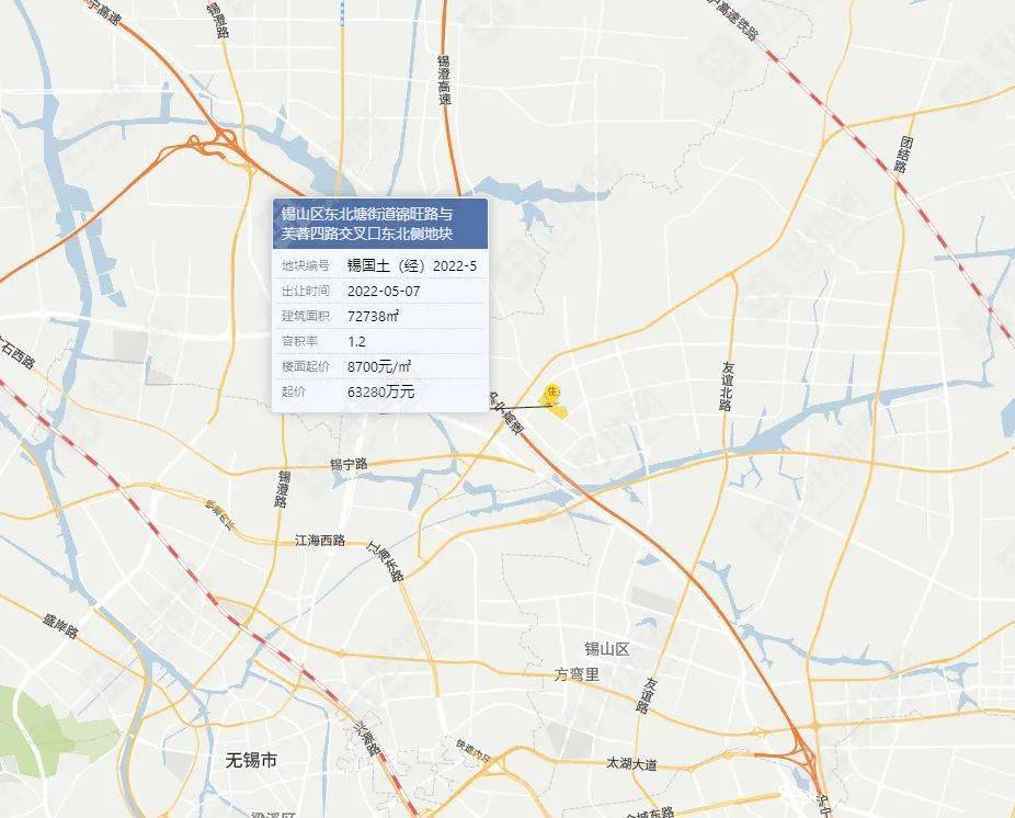 无锡东北塘一批次低密宅地即将出让板块断供已近两年