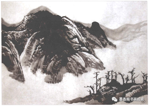 国画教程:小写意山水画创作步骤_书画_山头_几何形