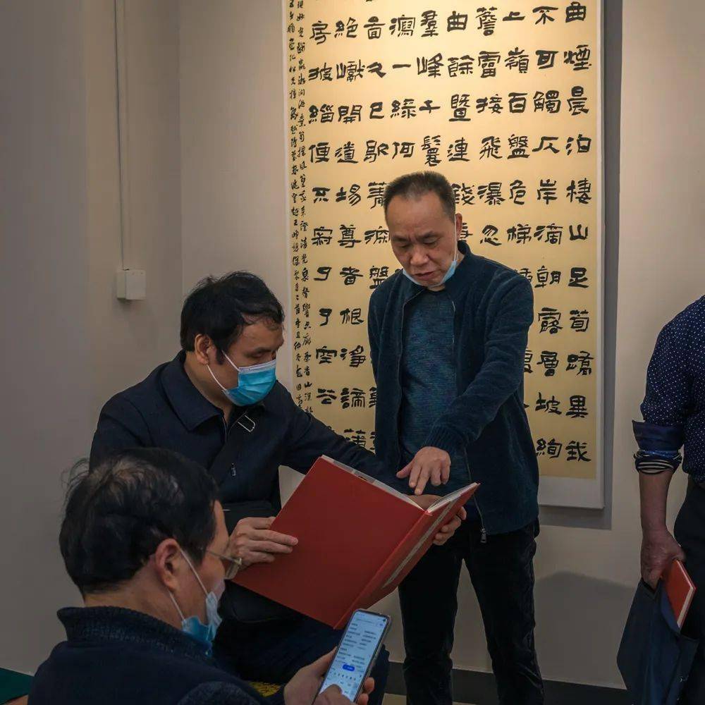 现场惟道集虚彭国亮书法作品展在宜春隆重开幕高清大图