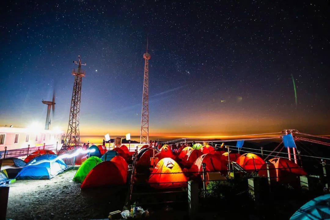 临海山野露营凉风飒爽灿烂盛夏去括苍山做一回追星星的人