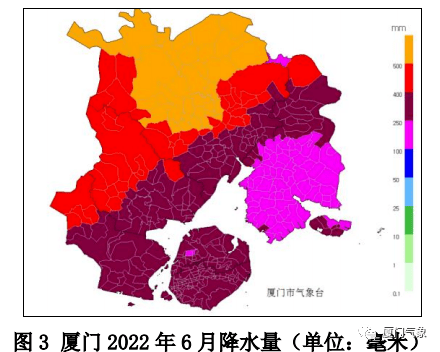 6月份气候影响评价_厦门_降水_海域