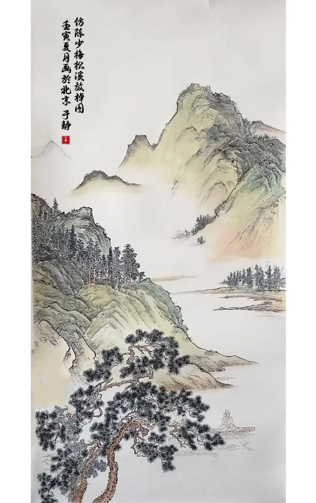 于静,女,上海人.师从于中国人民大学著名画家赵春秋老师.