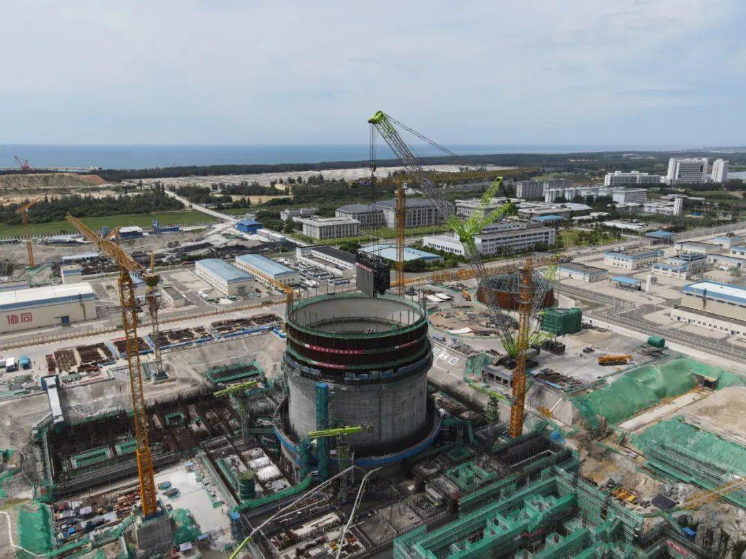 喜迎二十大丨海南昌江核电"华龙一号"全球首个双相不锈钢模块堆内构件