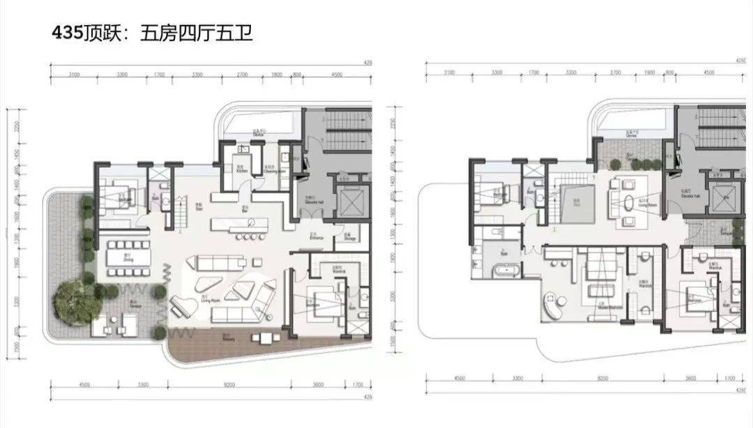 徐汇滨江地王【香港置地启元】最终版本户型图和效果图曝光丨仅76套!