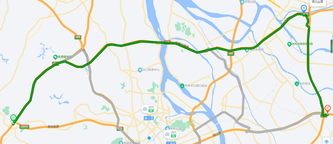 2022年8月至9月期间,因中山西环高速公路建设上跨深岑高速横栏北互通