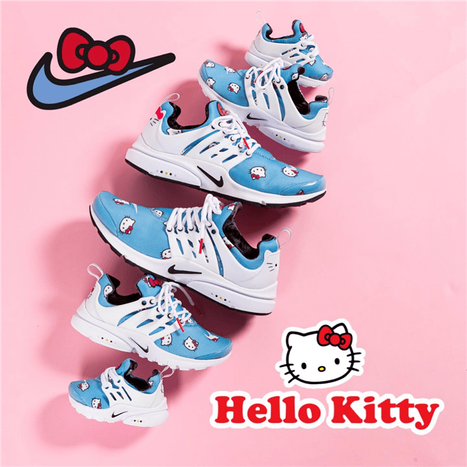 时隔 18 年,nike 终于带来了 hello kitty 联名复刻,将当年的配色改为