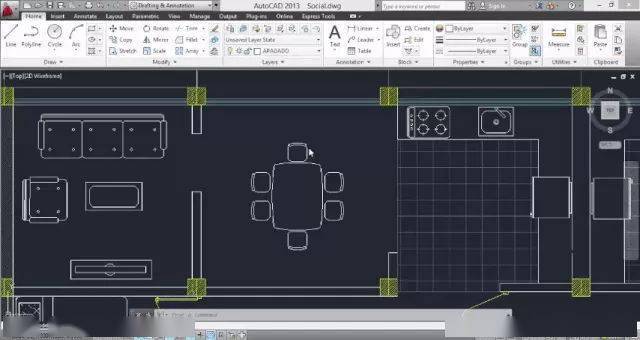 对象_autocad_工作区