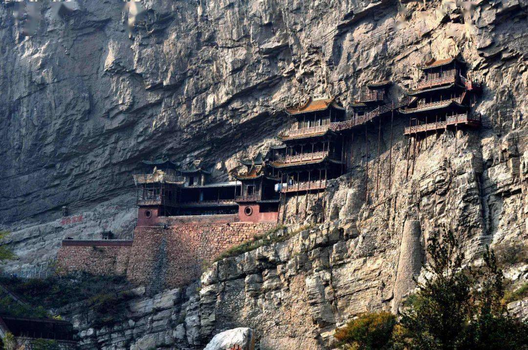 大同悬空寺 奇险悬巧的恒山"第一胜景"_建筑群_道教_寺庙