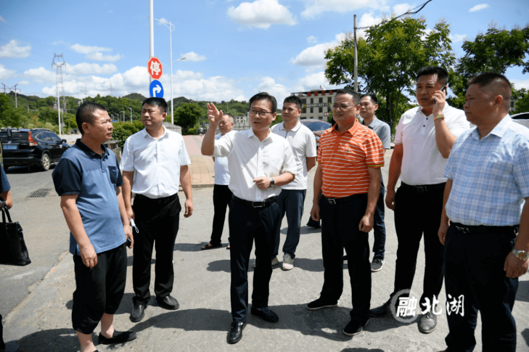 8月21日,区委副书记,区长蒋慧亮到增福街道,骆仙街道,下湄桥街道,人民