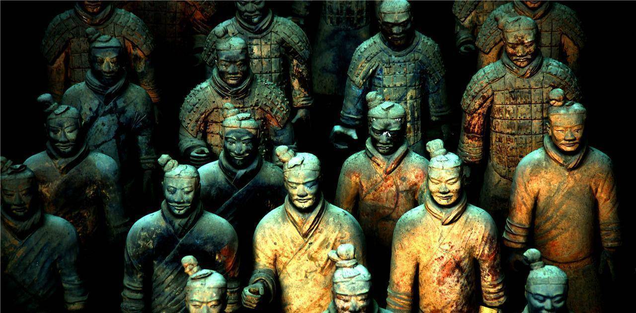 秦始皇陵中最特殊的"兵马俑 被严禁出国 国内至今只展览3次_颜色