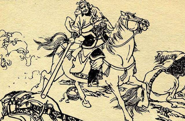 首先,雄阔海放弃弓箭,源自他在第一次登场,跟秦琼七杰闹长安的故事.