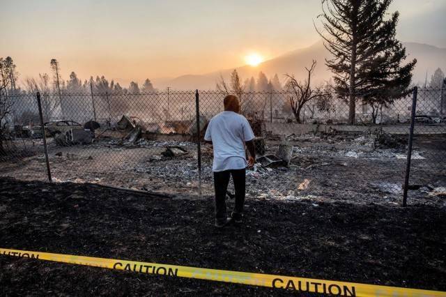 美国加州山火肆虐 已烧毁1620公顷土地